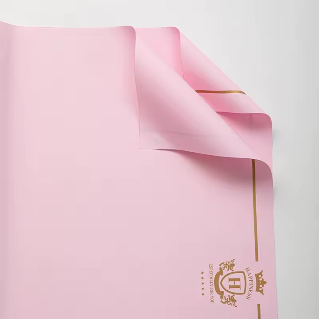 Papel Coreano Premium - Pack con 20 Pliegos Impermeables (58x58 cm) para Ramos Buchones y Regalos