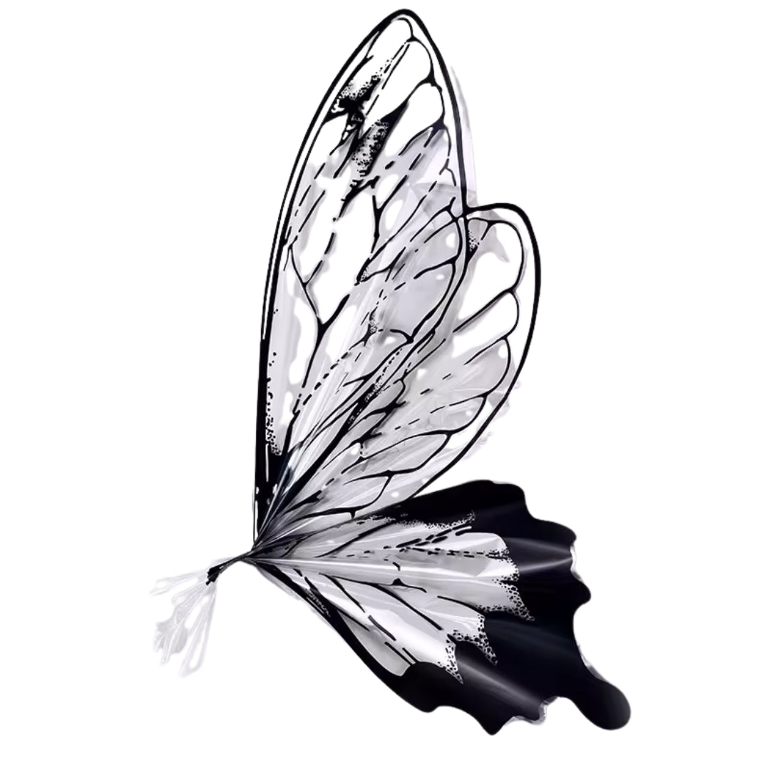 Papel Coreano Diseño Alas de Mariposa - Pack de 20 Pliegos para Ramos Buchones y Envolturas