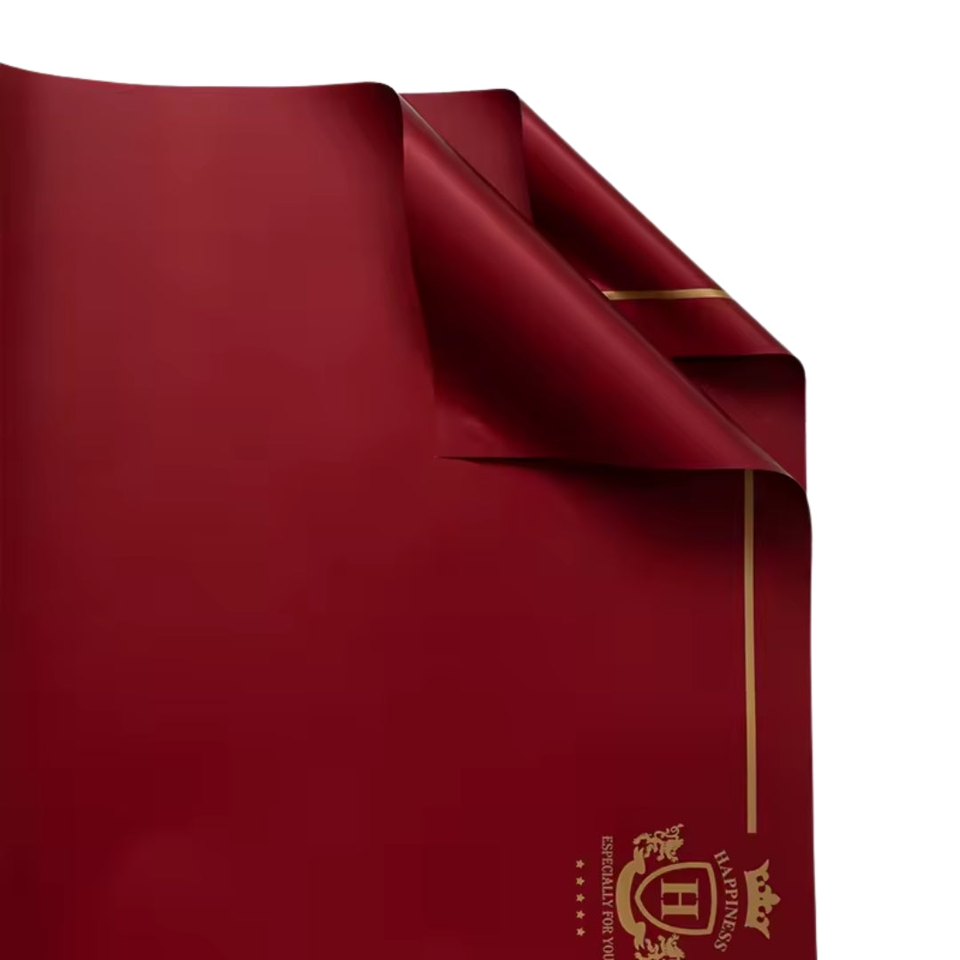 Papel Coreano Premium - Pack con 20 Pliegos Impermeables (58x58 cm) para Ramos Buchones y Regalos