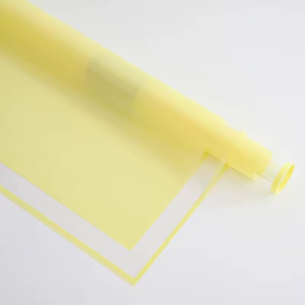 Papel Coreano Premium con Marco Transparente - Pack con 20 Pliegos Impermeables para Ramos