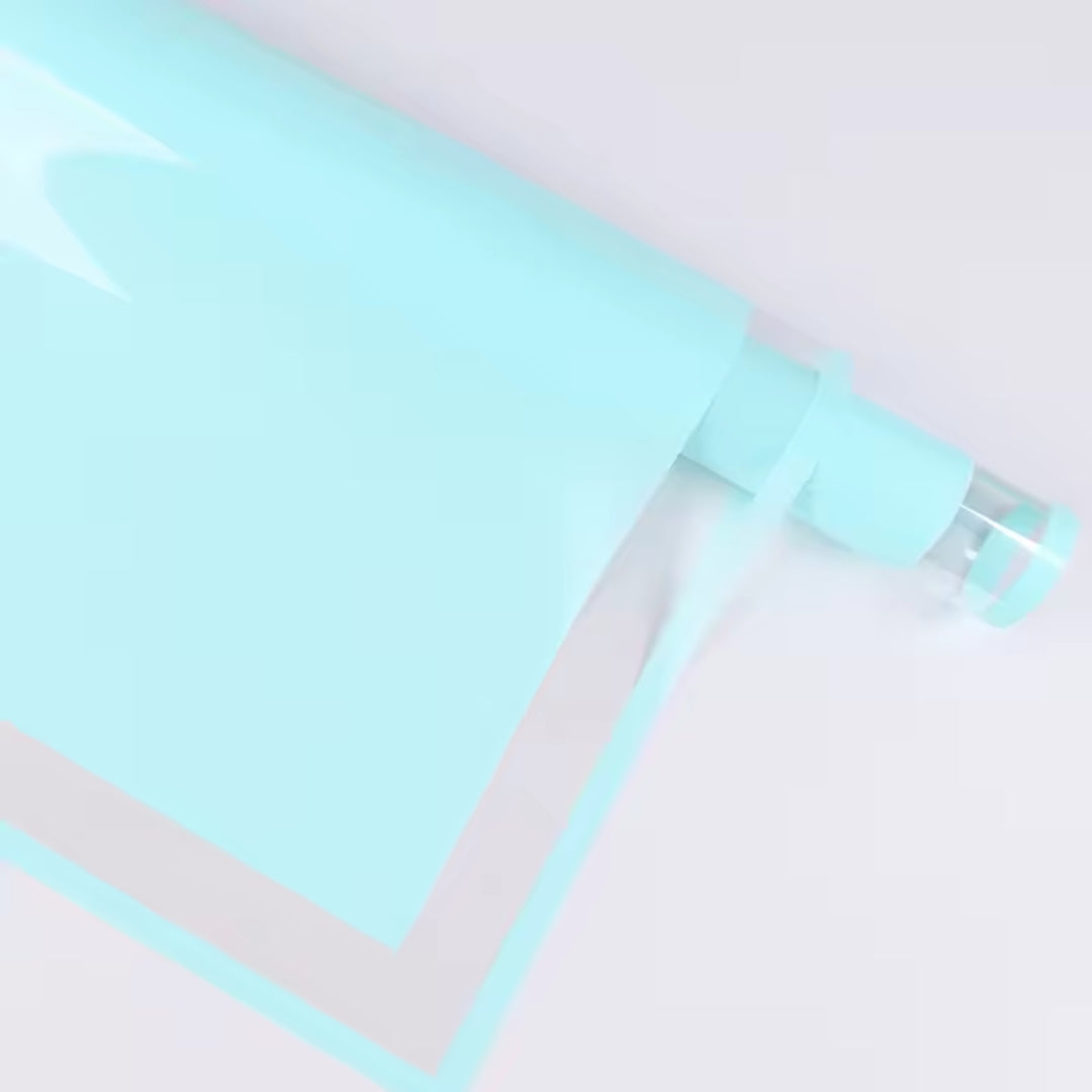 Papel Coreano Premium con Marco Transparente - Pack con 20 Pliegos Impermeables para Ramos
