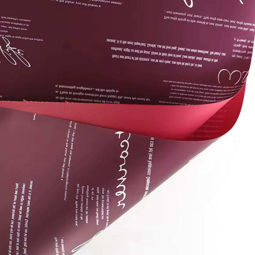 Papel Coreano Waterproof Mate Doble Cara - Paquete de 20 Hojas para Ramos y Manualidades