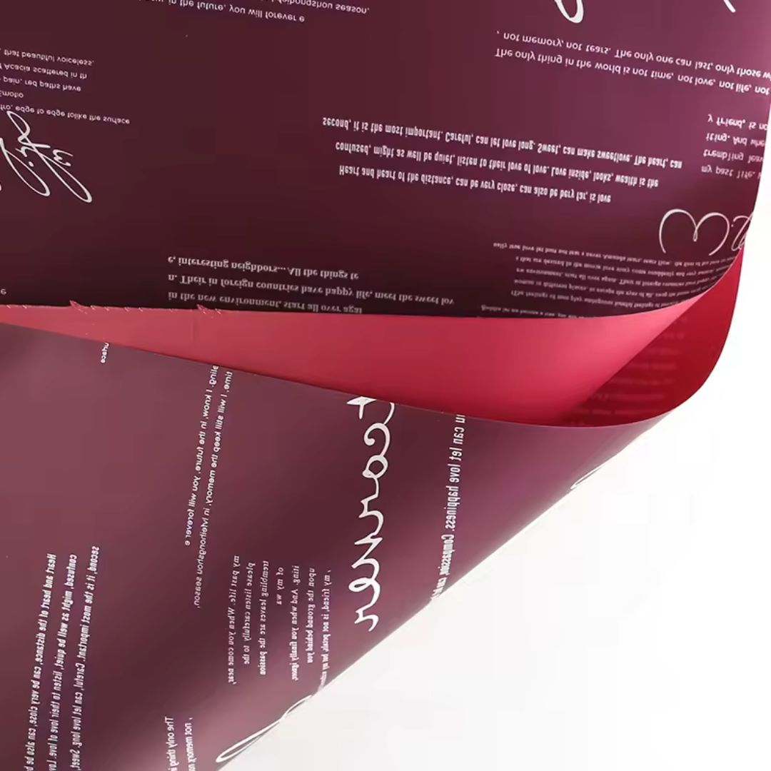 Papel Coreano Waterproof Mate Doble Cara - Paquete de 20 Hojas para Ramos y Manualidades